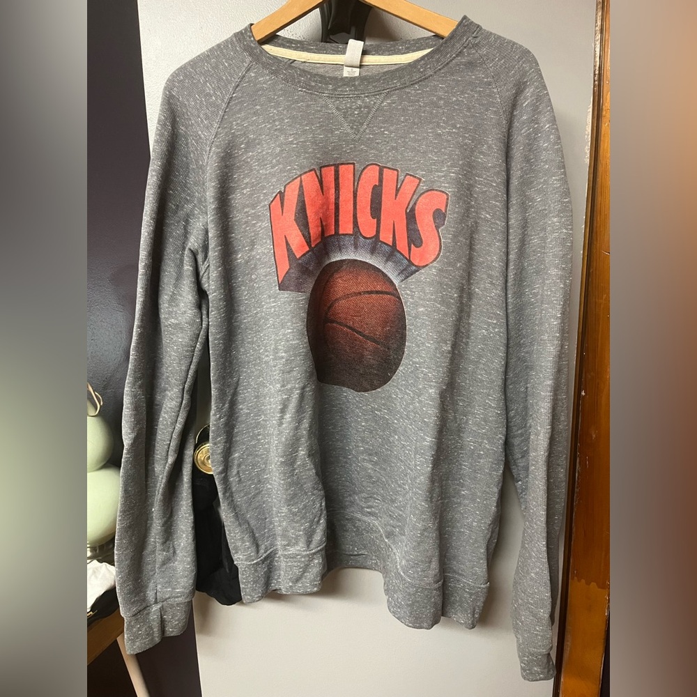 Gray Knicks Men's Sweater
